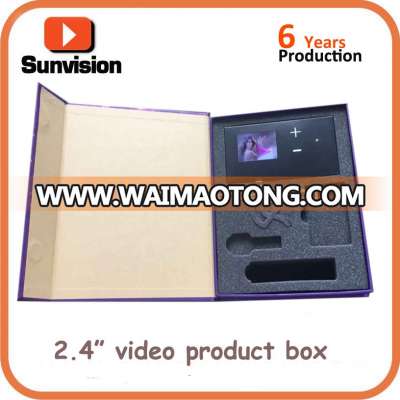 luxury gift box video gift box for product promotion