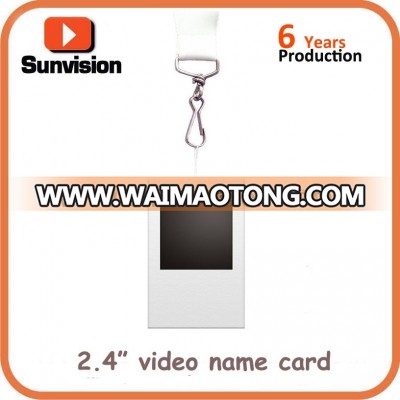 TFT name card,lcd video name card