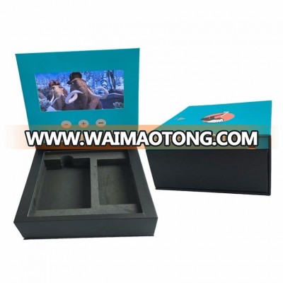 video brochure manufacture oem video packing gift box new year invitation video gift box