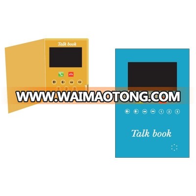 video self talker,3G video brochure, talk book