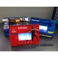 Custom Design LCD Screen Video Calendar