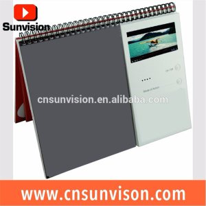 Business Marketing Video Brochure LCD Calendar Planner